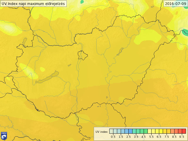 UV-térkép szombatra